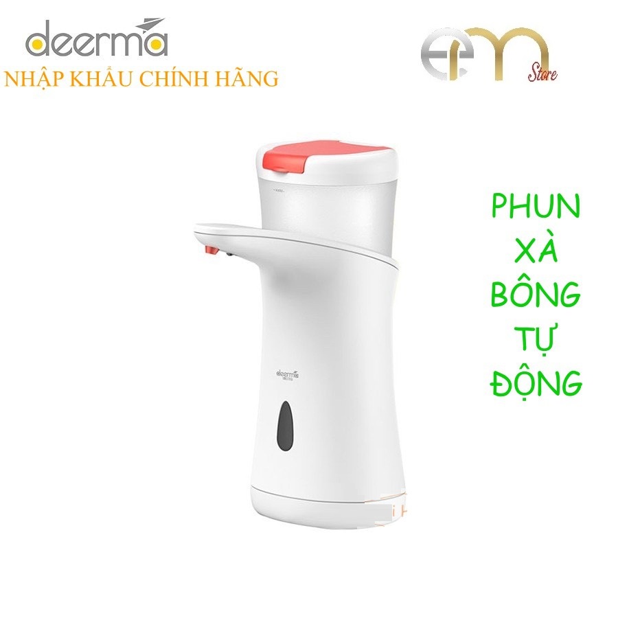 MÁY/HỘP Phun Xà Bông TỰ ĐỘNG Xiaomi Deerma XS100 - DÙNG PIN|bH 1 Tháng