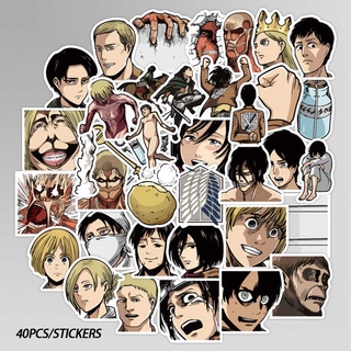 Sticker Dán Chống Thấm Nước Hình Attack On Titan