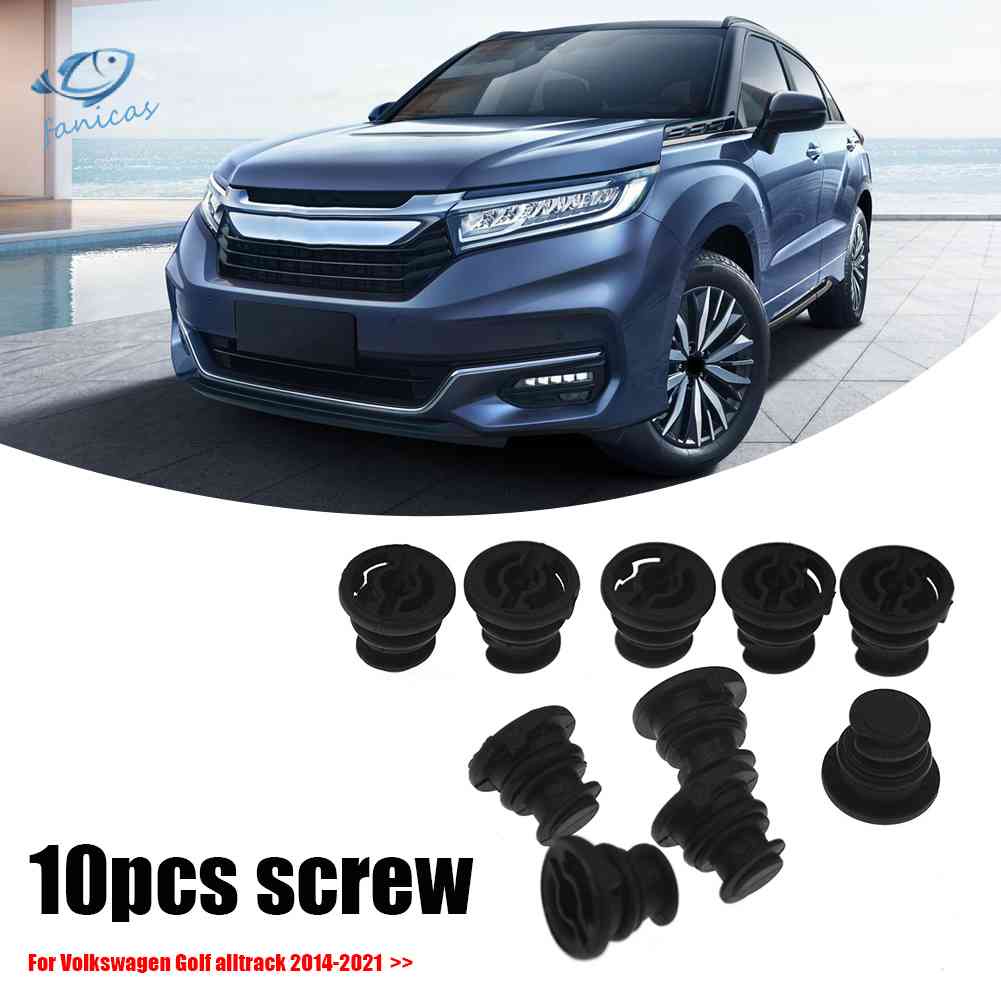 Set 10 Nắp Đậy Cống Thoát Dầu Động Cơ Cho Xe Audi A4L / Q5 VW