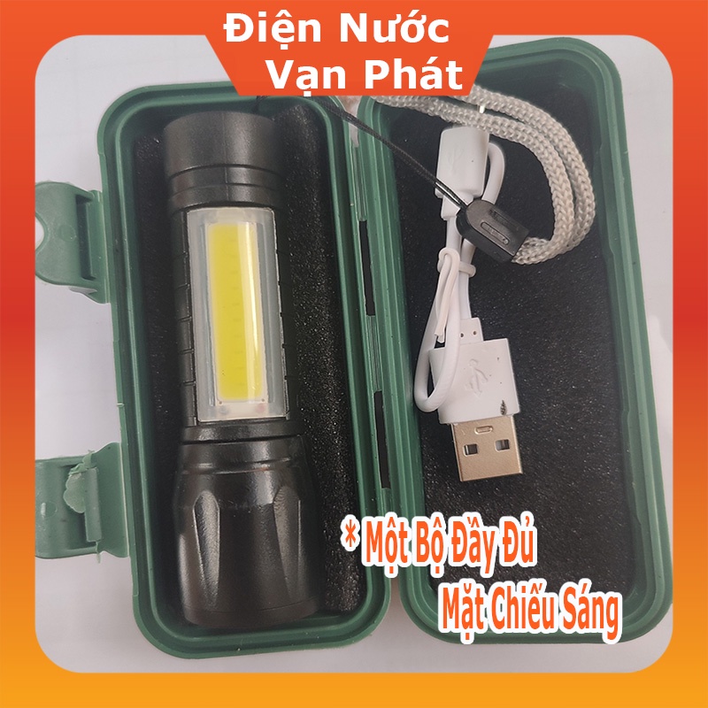 Đèn pin mini bóng led Pin Xạc Siêu Sáng (Nhiều Chế Độ Chiếu Sáng)Chống ...