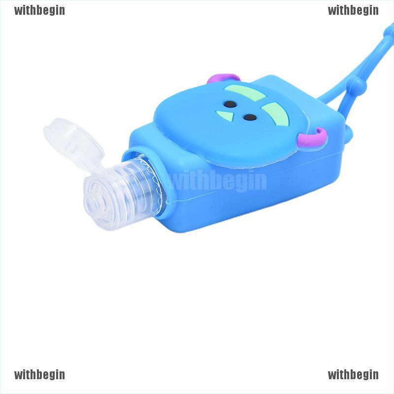 (Hàng Mới Về) Bình Đựng Nước Rửa Tay Bằng Silicon Thiết Kế Hình Động Vật Dễ Thương