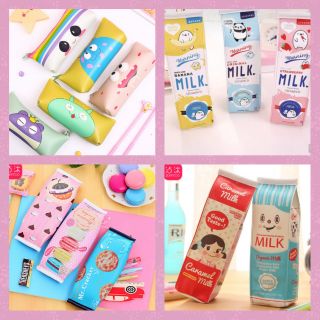 Combo túi bút và bút cute