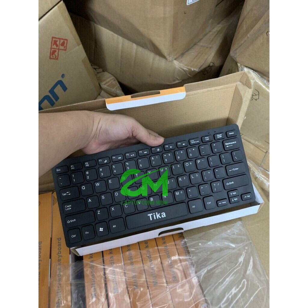 Bàn phím Mini có dây Arigato Tika cổng USB Dùng Cho Laptop - Macbook - PC
