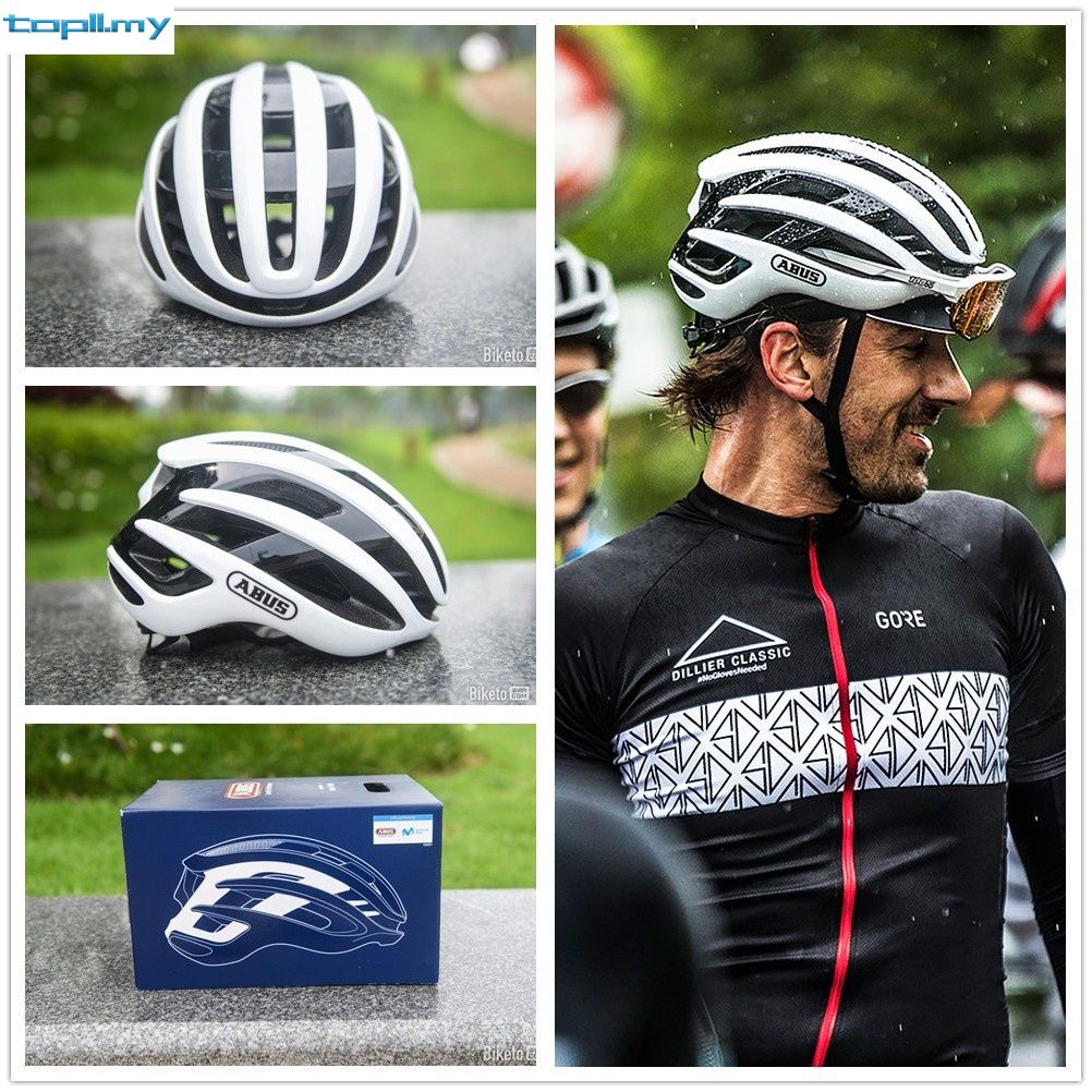 ABUS Mũ bảo hiểm xe đạp sắt người đàn ông đường xe đạp cưỡi Mũ bảo hiểm siêu nhẹ nam giới đua xe thời gian thử nghiệm Mũ bảo hiểm