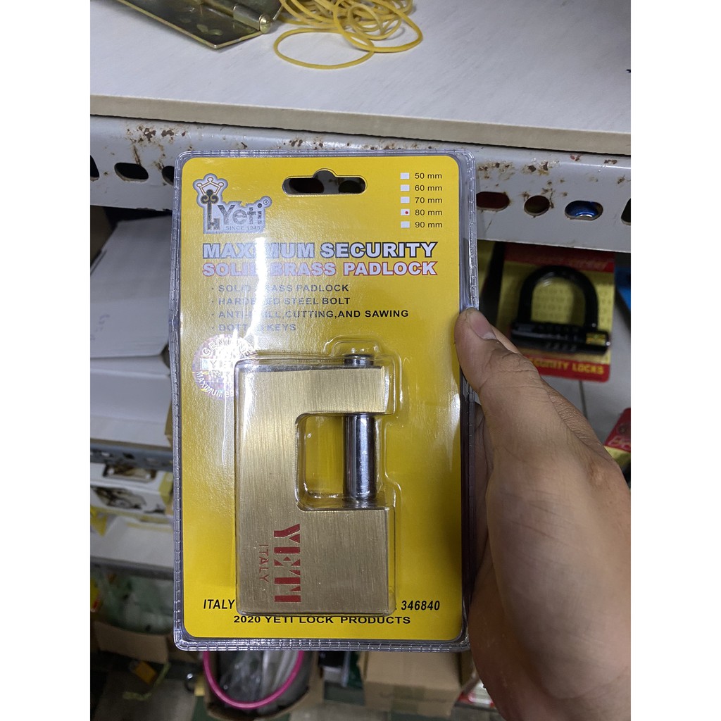Ổ khoá cầu ngang YETI  chính hãng