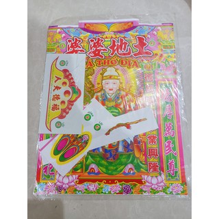 Bộ giấy cúng Đất Đai, Thổ đất, mùng 1 - Rằm