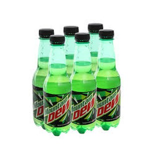 6 chai nước ngọt Mountain Dew 390ml