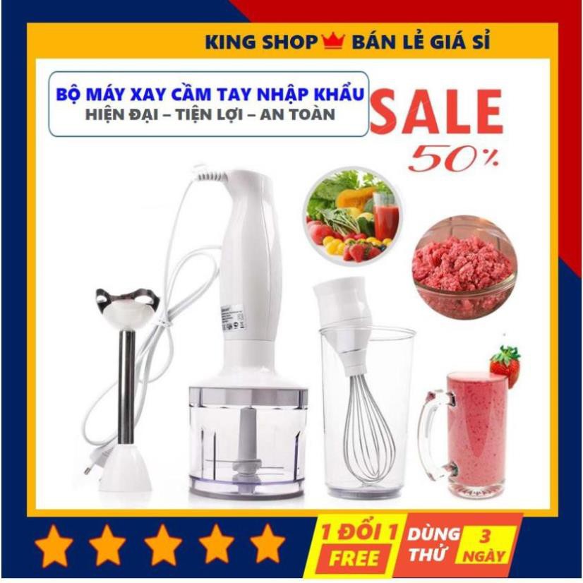 【Hàng Loại 1】Máy Xay Cầm Tay Đa Năng ⭐ Bộ Máy Say Đa Năng Sokany Có Cốc Loại To (kèm cả đánh trứng)