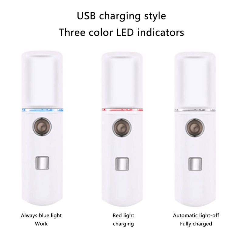Máy Phun Sương Nano USB Mini Cấp Ẩm Cho Da Mặt