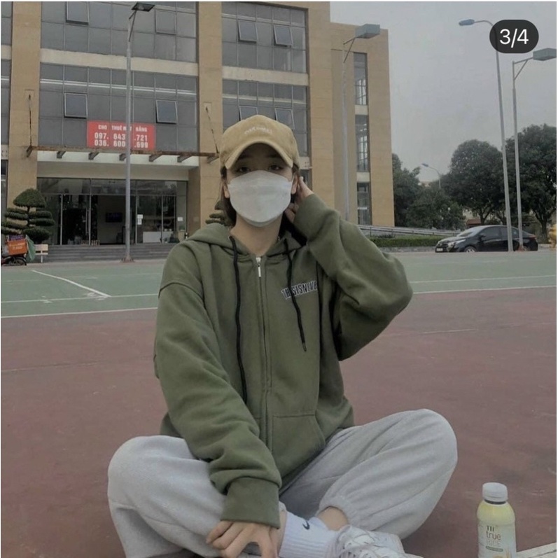 [ Rẻ vô địch ] Áo khoác nỉ form đại mũ hai lớp - thisis