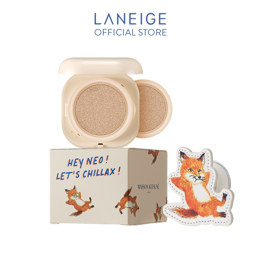 Combo Phấn Nước Che Phủ Mịn Lì 24H LANEIGE NEO Cushion Matte_21N 15gx2 & Giá Đỡ Điện Thoại Maison Kitsuné 50g | BigBuy360 - bigbuy360.vn