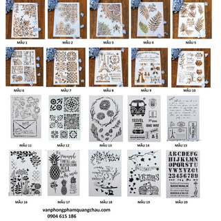 Pet Stencil - Khuôn hình trang trí (29cm x 21cm) - 01 tấm