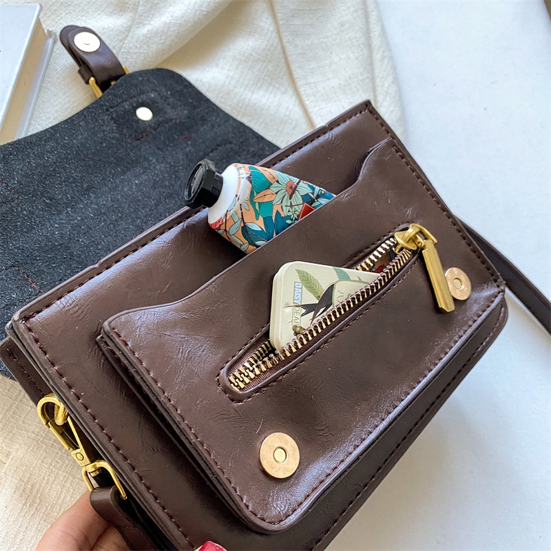 Túi Đeo Chéo Hình Vuông Cỡ Lớn Phong Cách Thời Trang