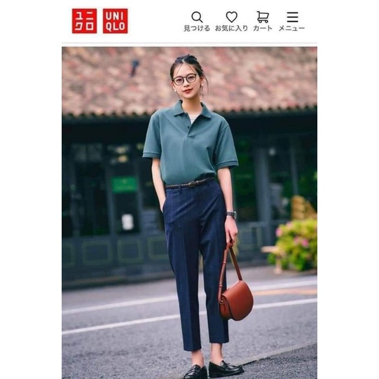 Kính Uniqlo mắt trong tròng tròn