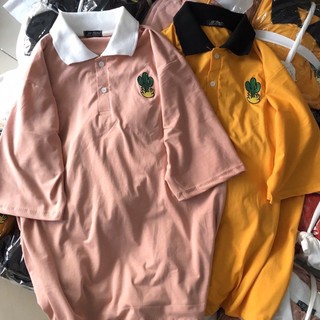 ⚡ Áo polo tay lỡ dáng rộng dưới 75kg - Polo Xương rồng mới sịn