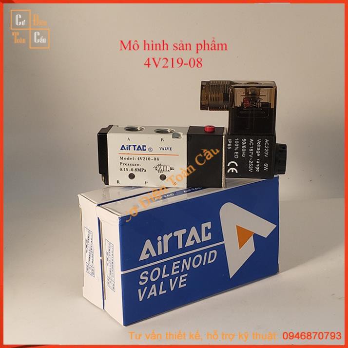 (GIẢM GIÁ CỰC SỐC) Van Điện Từ Airtac 4M210-08