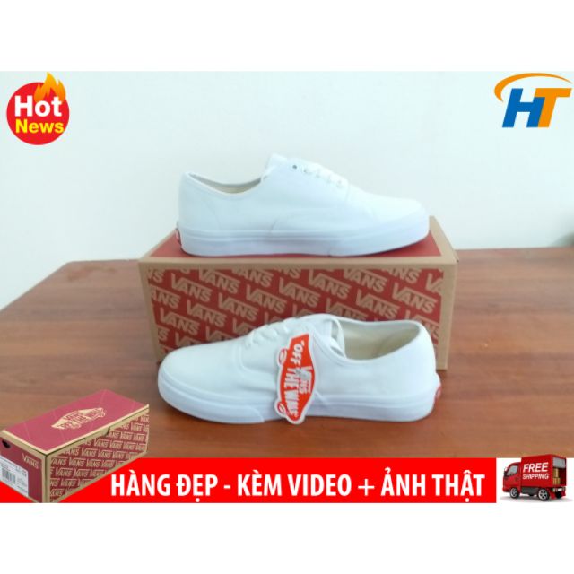 XIÊU ⚡Giày vans classic trắng full | Full box nhé | < 2020 new new