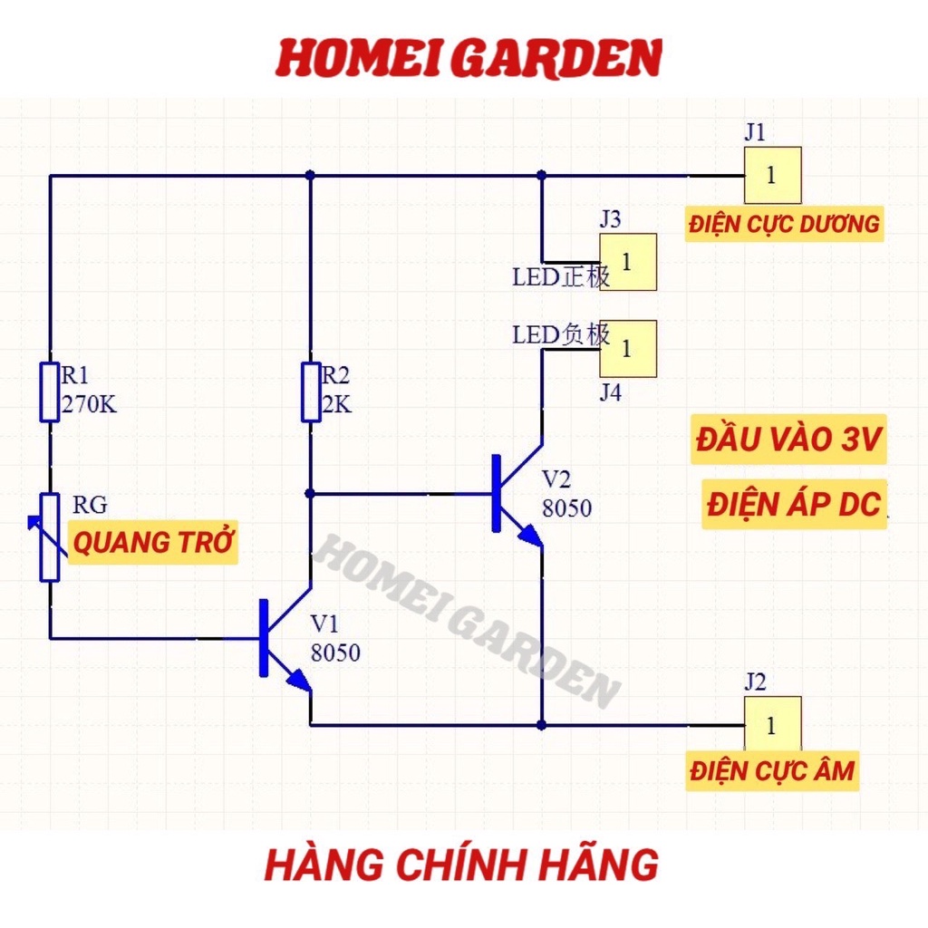 Bộ thí nghiệm đèn led phục vụ học tập thí nghiệm - HM0027