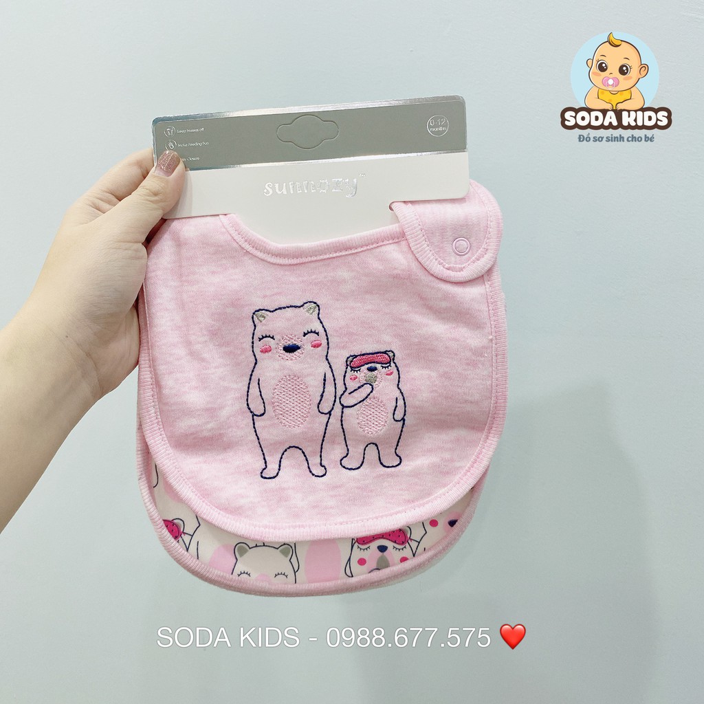 Set 2 yếm tròn SUNNOZY mềm mại