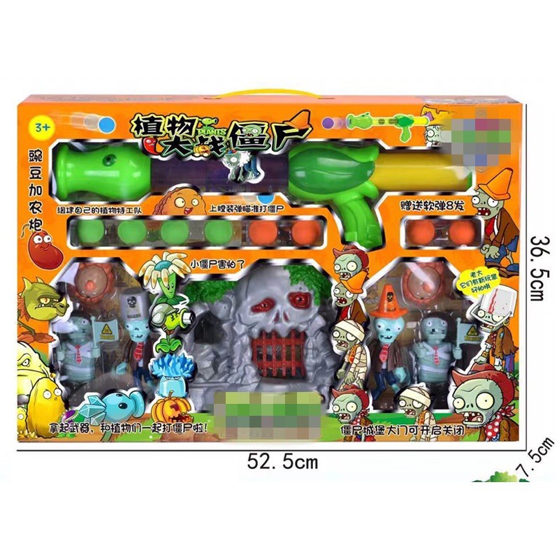 Đồ chơi Zombies hoa quả nổi giận Plants vs Zombies