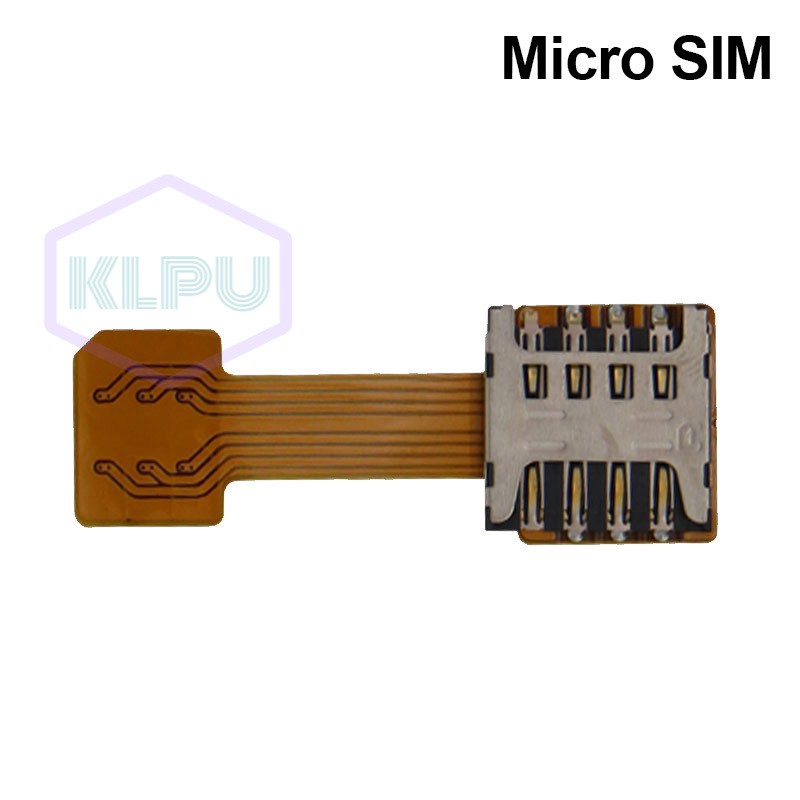 Double Dual SIM Card Nano Micro SD Adapter for Samsung XIAOMI Android