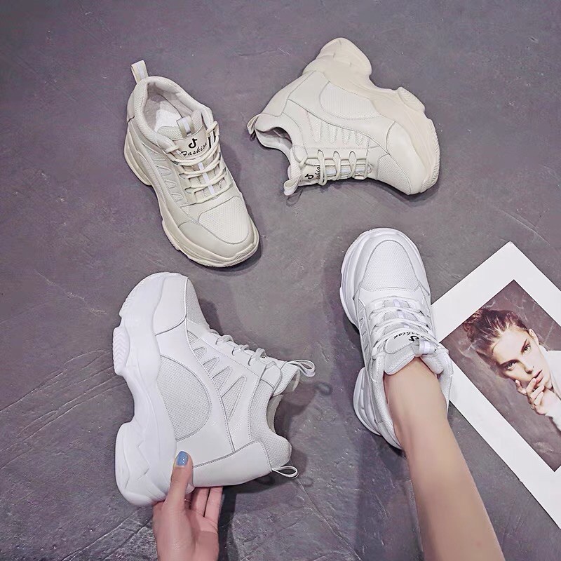 Giày thể thao nữ độn đế 11cm siêu tôn dáng ANDUSTORE ⚡️