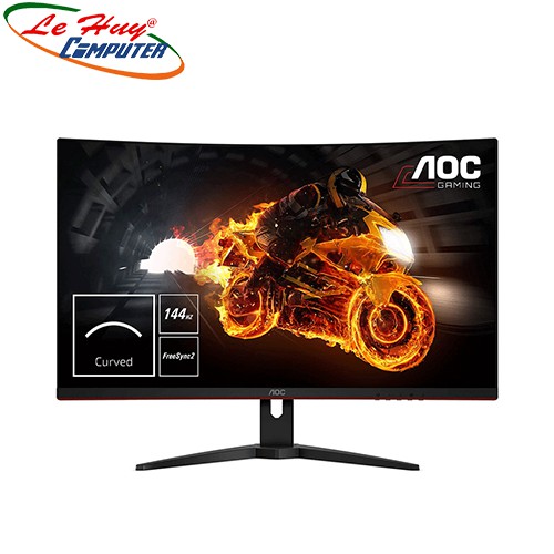 [Mã ELMS05 giảm 5% đơn 300k]Màn hình máy tính cong AOC C24G1 23.6 inch FHD 144Hz Gaming