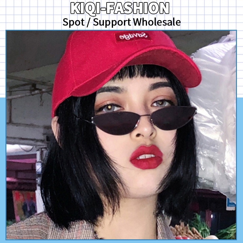 (KIQI-FASHION) COD Kính Mát Mắt Mèo Chống Tia Uv400 Thời Trang