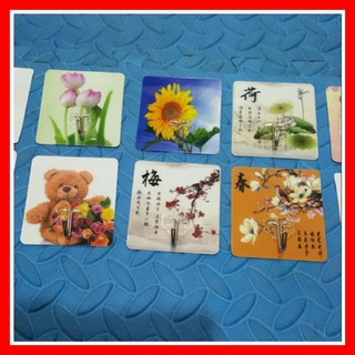 Móc Dán Tường Họa Tiết 3D