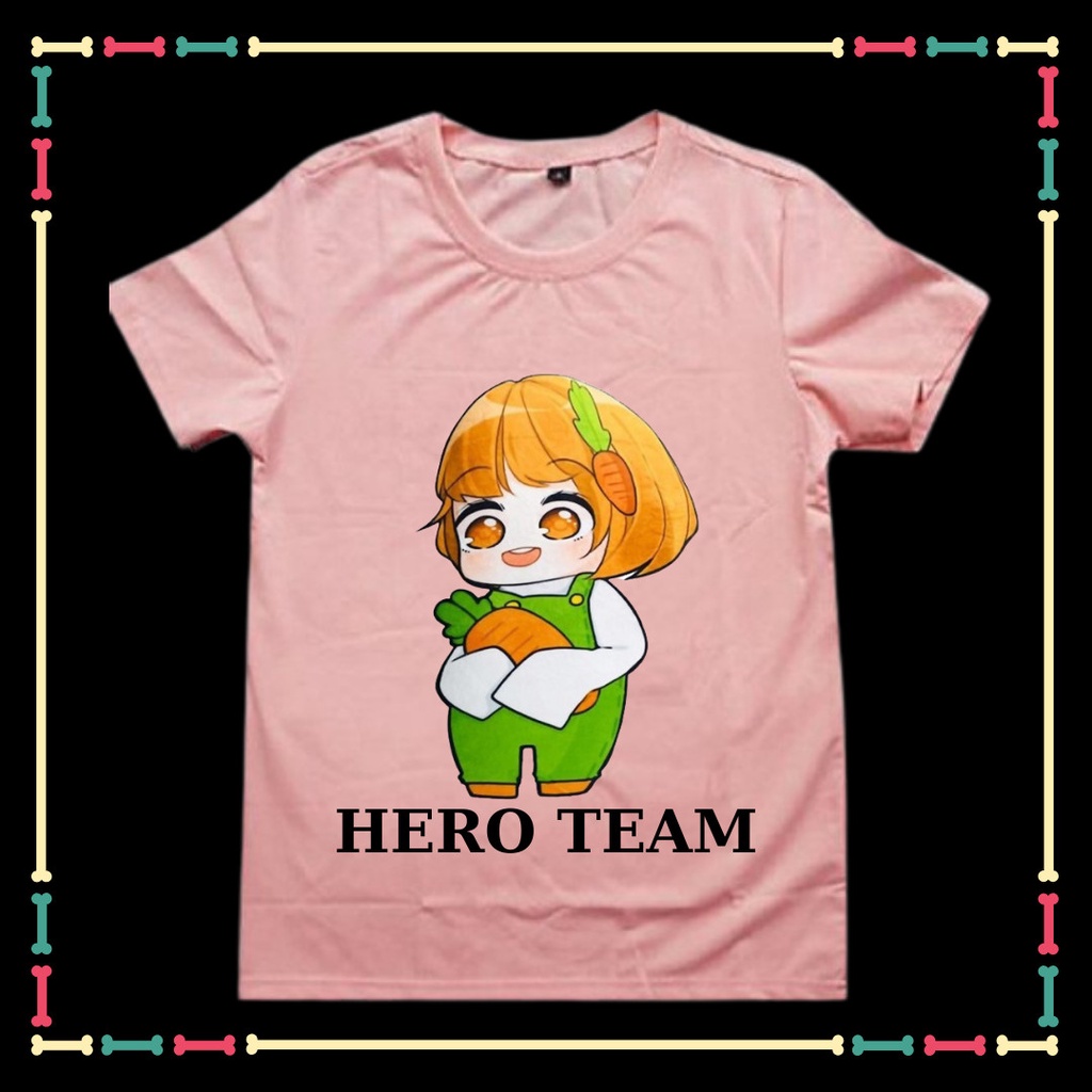 Áo Thun Hero Team siêu dễ thương cho trẻ em đủ size áo từ 10kg đến 90kg