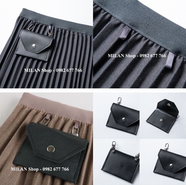 Chân váy xếp ly giả đai nhiều màu Quảng Châu | BigBuy360 - bigbuy360.vn