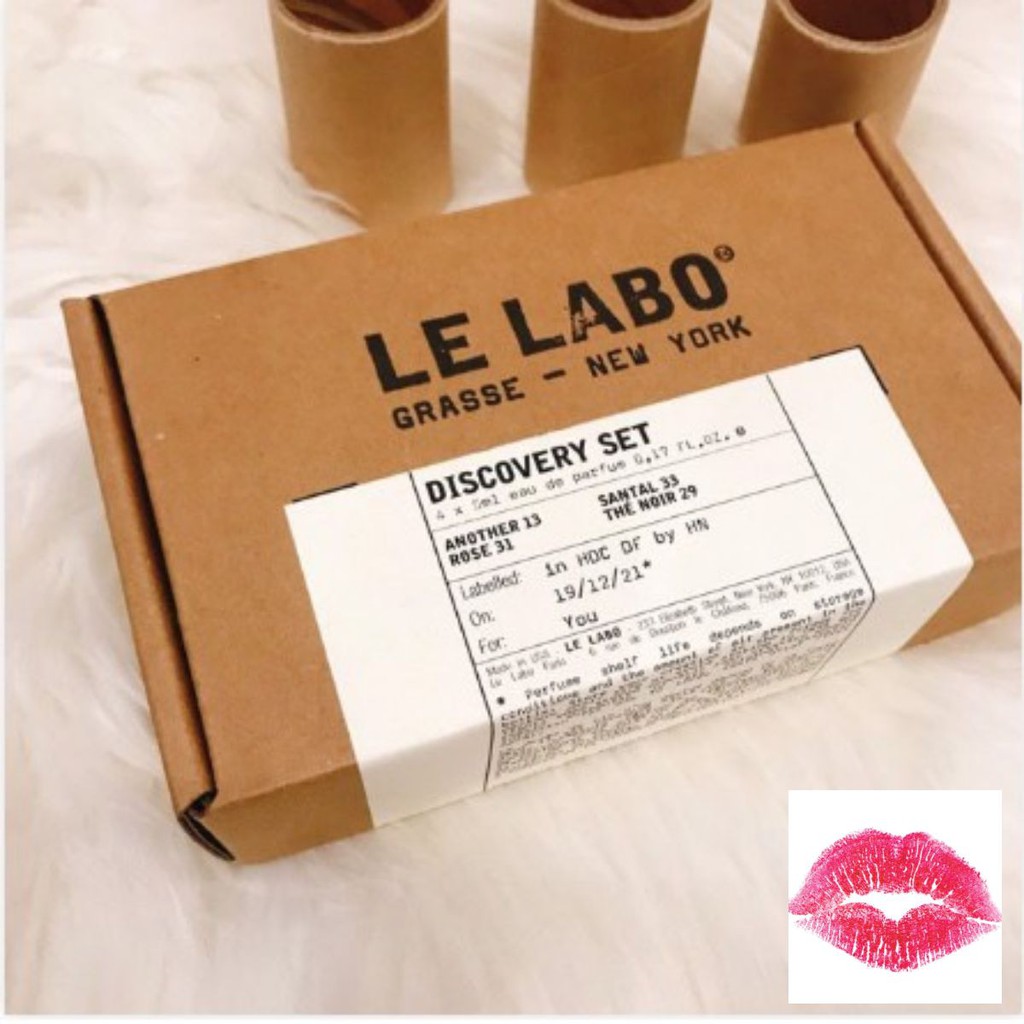 Nước Hoa Le Labo Discovery Set 5ml x 4pcs | Thế Giới Skin Care