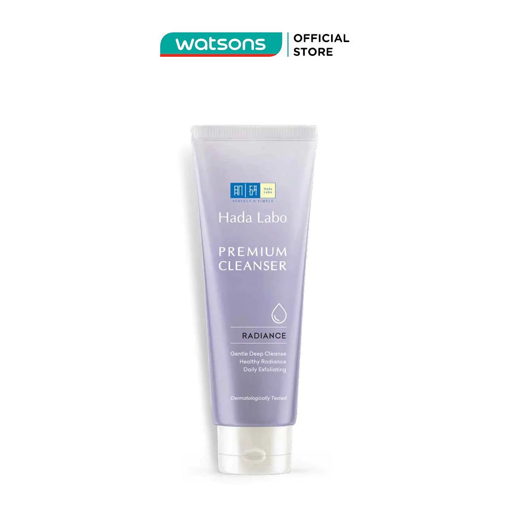Sữa Rửa Mặt Hada Labo Dưỡng Trắng Cao Cấp Premium Radiane 100g