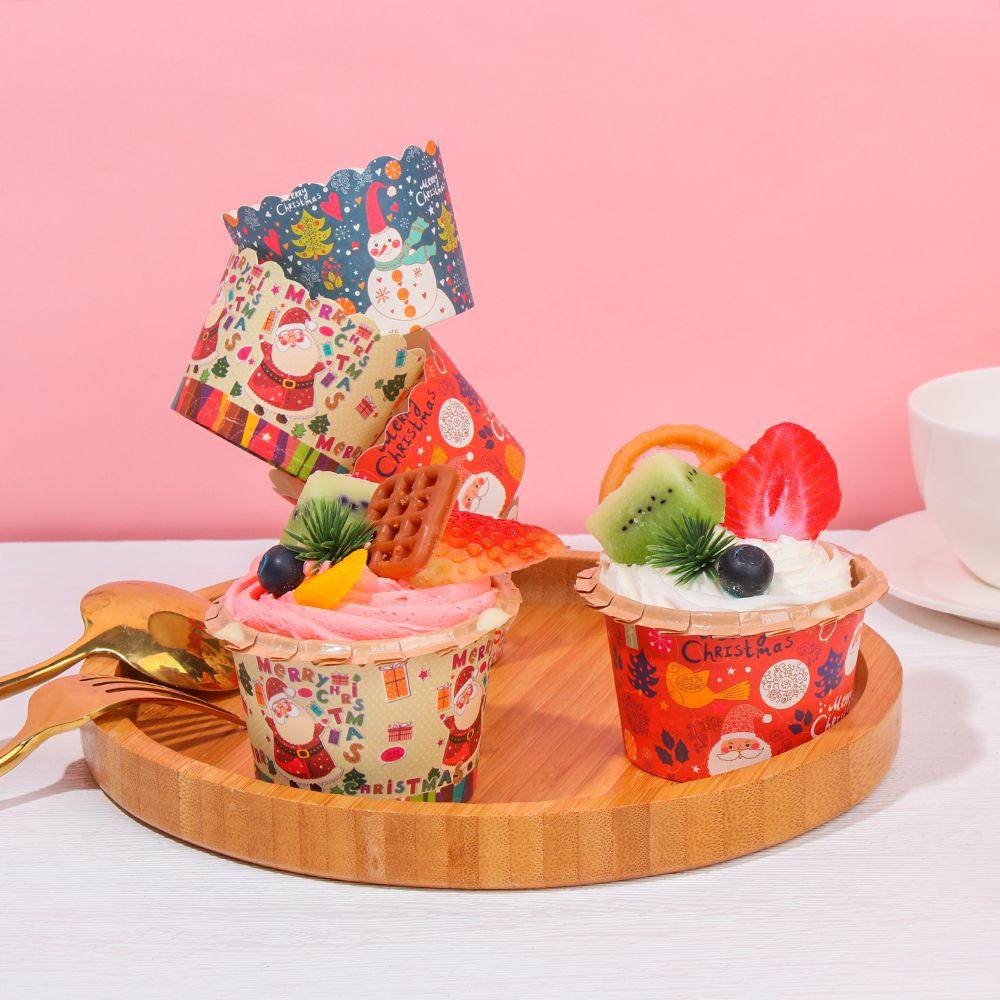 LET Khuôn Làm Bánh Muffin Phong Cách Giáng Sinh Đáng Yêu