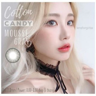 Lens đen size nhỏ/ kính áp tròng màu xám k đô