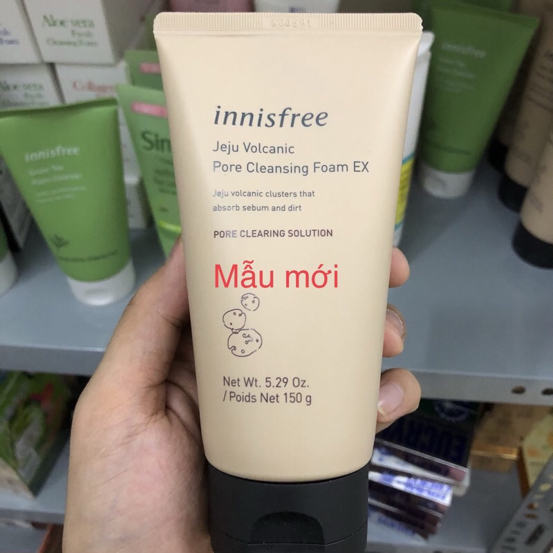 Sữa Rửa Mặt 💖FREESHIP💖 Sữa Rửa Mặt Trà Xanh Innisfree Green Tea Foam Cleanser 150ml