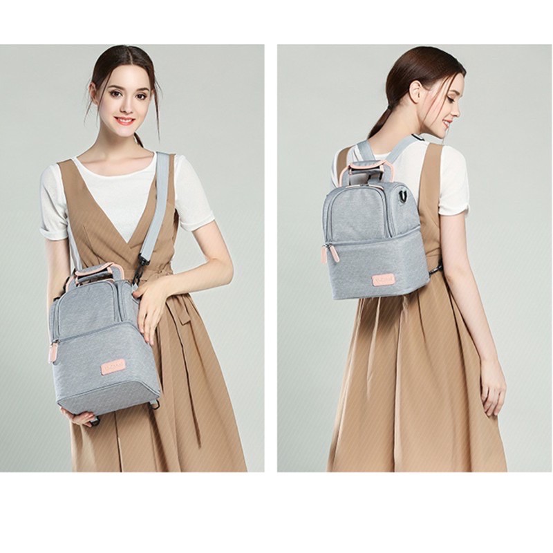 Balo bỉm sữa mini vcoool cho mẹ và bé