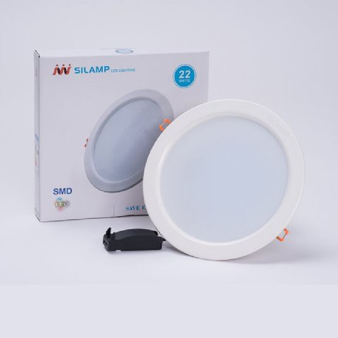 Đèn Led âm trần Downlight tròn 22W
