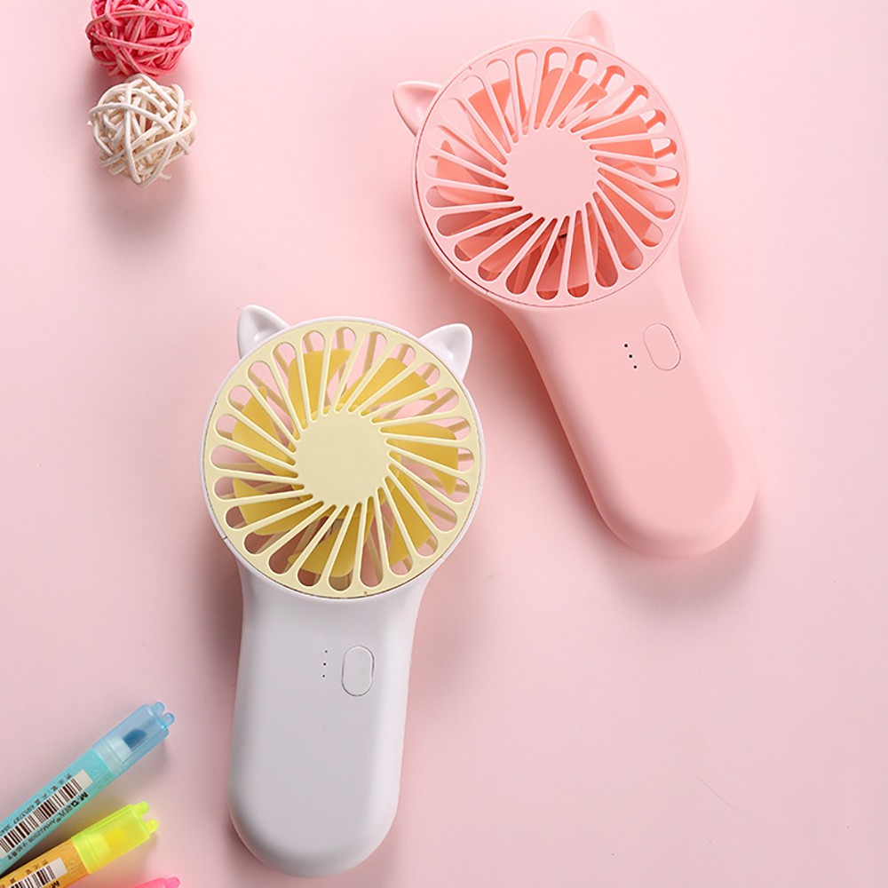 Quạt cầm tay mini tích điện Pocket Fan pin 800mAh với 3 chế độ gió