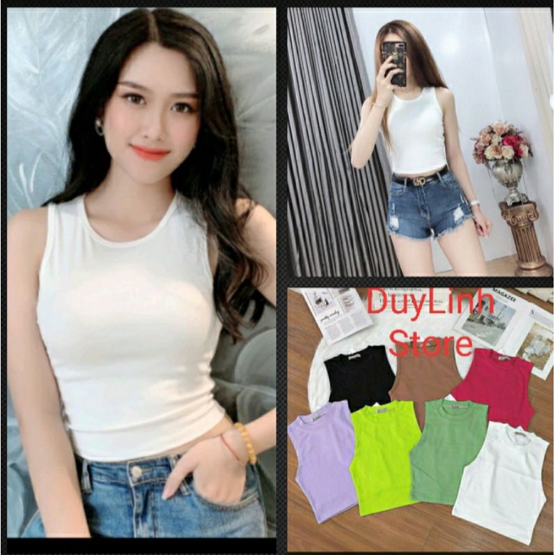 ÁO BA LỖ NGƯỢC CROPTOP vải mịn đẹp