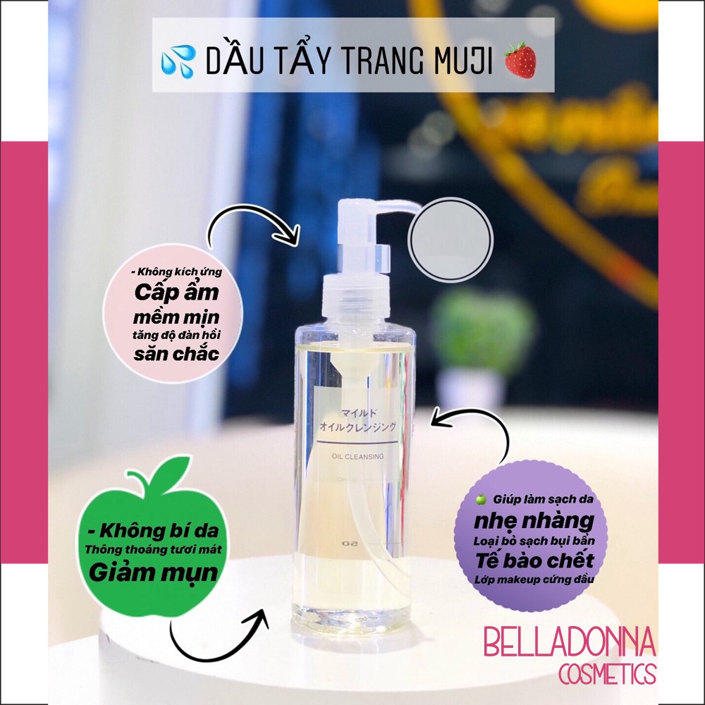 [Chuẩn Auth] Dầu Tẩy Trang Muji Oil Cleansing 200ml Nhật Bản