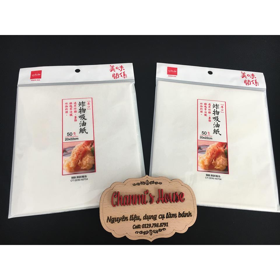 Giấy thấm dầu 50 tờ