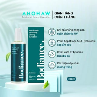 Kem Chống Nắng Face & Body Phổ Rộng SPF50+ PA++++ Bodiance Calming Sun Lotion - Làm Dịu, Cấp Ẩm, Bảo Vệ Toàn Thân