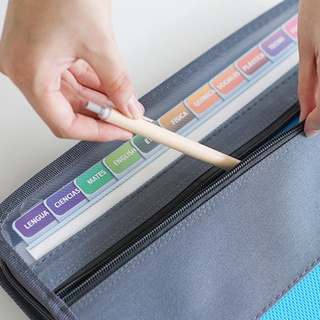 A4 Multi-layer Organ Bag Zipper Information Briefcase Document File Folder Pack