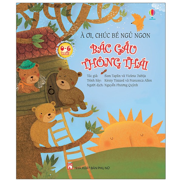 Sách- À ơi, chúc bé ngủ ngon- Bác gấu thông thái