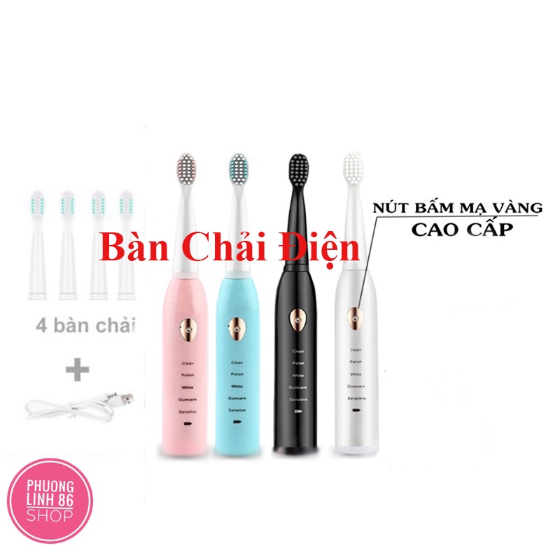 Bàn chải đánh răng điện 5 chế độ cho bé