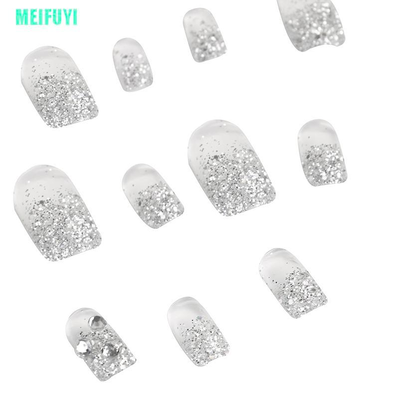 [Hàng mới về] Set 24 móng tay giả họa tiết xinh xắn