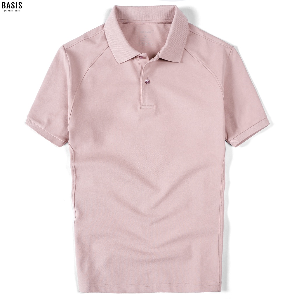 [Mã TOPMAY giảm đến 25k đơn 150k] Áo Polo nam BASIS màu mới, vải CVC cá sấu 4 chiều dày dặn, co giãn Leevus APL37 | BigBuy360 - bigbuy360.vn