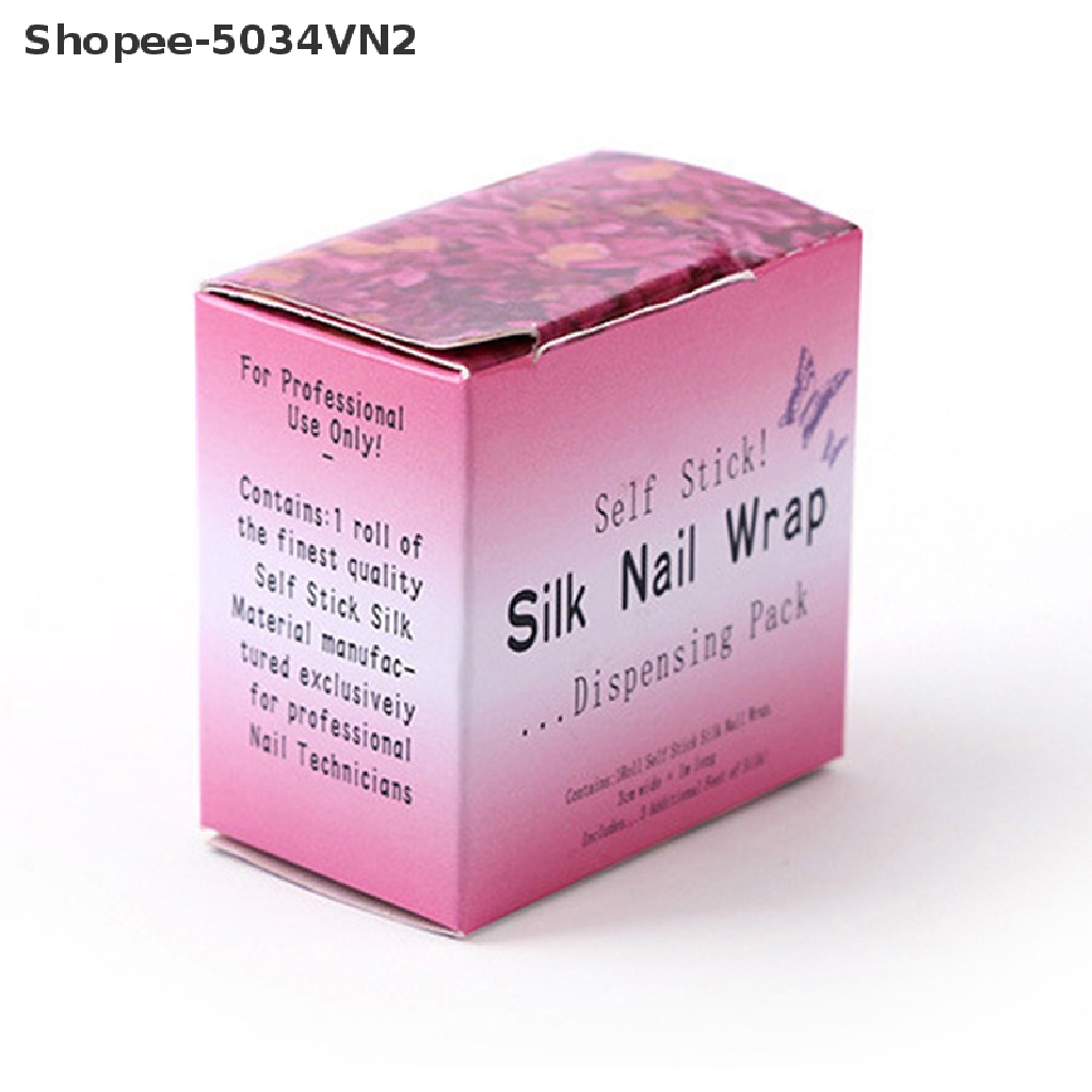[Hàng mới về] Cuộn bọc sửa chữa móng tay bằng thủy tinh và lụa UV Gel cho tiệm làm móng 5034VN2
