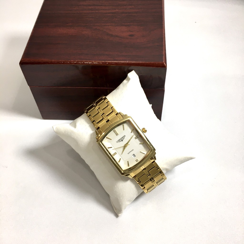 ( HÀNG XỊN ) Đồng hồ nam mặt chữ nhật ONGINES, kính saphire, chống nước tốt, dây demi siêu sang | BigBuy360 - bigbuy360.vn